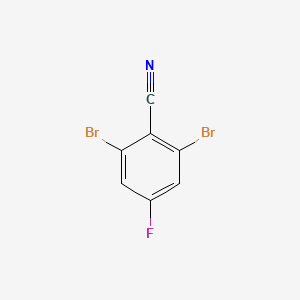 B1428680 2,6-Dibromo-4-fluorobenzonitrile CAS No. 404928-18-3