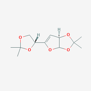 molecular formula C12H18O5 B1428687 1-O,2-O:5-O,6-O-Diisopropylidene-3-deoxy-alpha-D-erythro-3-hexenofuranose CAS No. 2774-28-9