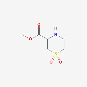 Methyl 1,1-dioxo-1lambda6-thiomorpholine-3-carboxylate