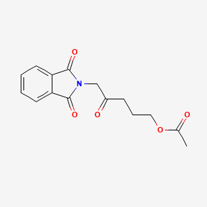 5-(1,3-dioxo-1,3-dihydro-2H-isoindol-2-yl)-4-oxopentyl acetate