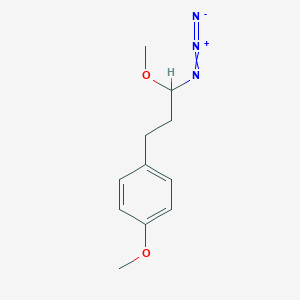 1-(3-Azido-3-methoxypropyl)-4-methoxybenzene