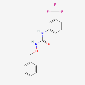 N-(Benzyloxy)-N'-[3-(trifluoromethyl)phenyl]urea