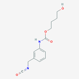 4-Hydroxybutyl [3-(isocyanatomethyl)phenyl]carbamate