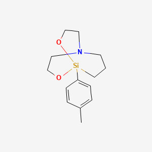 1-(4-Methylphenyl)-2,8-dioxa-5-aza-1-silabicyclo[3.3.3]undecane