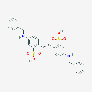 2,2'-(Ethene-1,2-diyl)bis[5-(benzylamino)benzene-1-sulfonic acid]