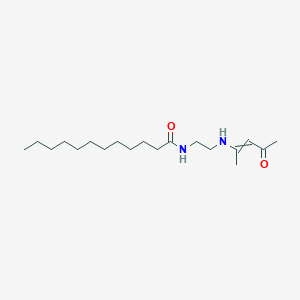 N-{2-[(4-Oxopent-2-EN-2-YL)amino]ethyl}dodecanamide