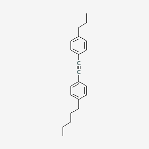 1-Pentyl-4-[(4-propylphenyl)ethynyl]benzene