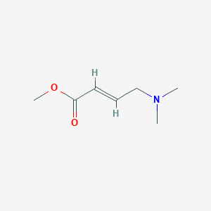 B142875 (E)-methyl 4-(dimethylamino)but-2-enoate CAS No. 212776-19-7