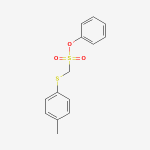 Phenyl [(4-methylphenyl)sulfanyl]methanesulfonate