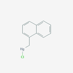 Chloro[(naphthalen-1-yl)methyl]mercury