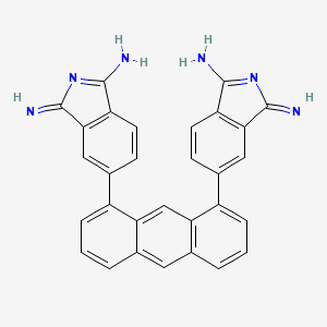 6,6'-(Anthracene-1,8-diyl)bis(1-imino-1H-isoindol-3-amine)