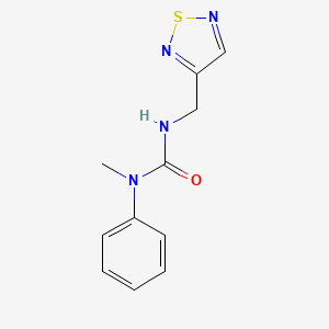 N-Methyl-N-phenyl-N'-[(1,2,5-thiadiazol-3-yl)methyl]urea