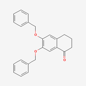 1(2H)-Naphthalenone, 3,4-dihydro-6,7-bis(phenylmethoxy)-