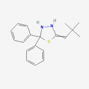 5-(2,2-Dimethylpropylidene)-2,2-diphenyl-1,3,4-thiadiazolidine