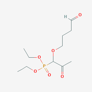 Diethyl [2-oxo-1-(4-oxobutoxy)propyl]phosphonate