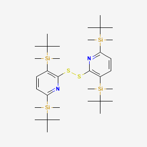 2,2'-Disulfanediylbis{3,6-bis[tert-butyl(dimethyl)silyl]pyridine}