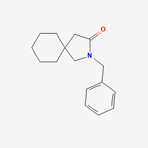 molecular formula C16H21NO B14287805 2-Benzyl-2-azaspiro[4.5]decan-3-one CAS No. 116725-67-8