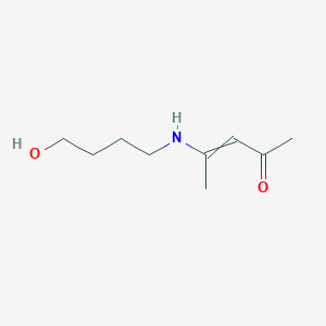 4-[(4-Hydroxybutyl)amino]pent-3-en-2-one