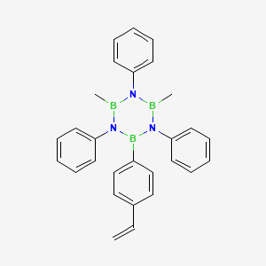 2-(4-Ethenylphenyl)-4,6-dimethyl-1,3,5-triphenyl-1,3,5,2,4,6-triazatriborinane