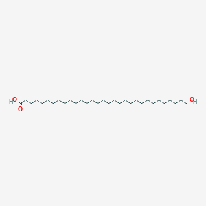 molecular formula C31H62O3 B14288033 31-Hydroxyhentriacontanoic acid CAS No. 122166-15-8