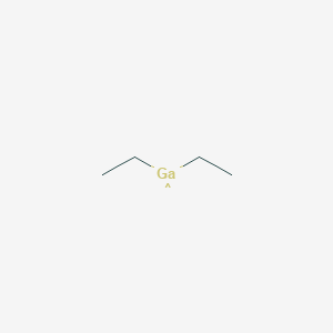 molecular formula C4H10Ga B14288045 Gallium, diethyl- CAS No. 119628-75-0