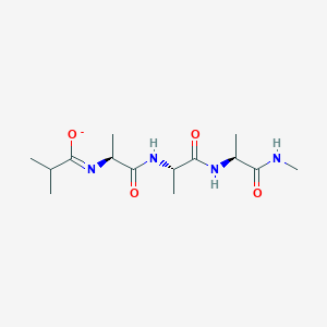 2-methyl-N-[(2S)-1-[[(2S)-1-[[(2S)-1-(methylamino)-1-oxopropan-2-yl]amino]-1-oxopropan-2-yl]amino]-1-oxopropan-2-yl]propanimidate