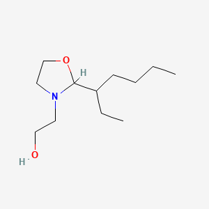 2-[2-(Heptan-3-yl)-1,3-oxazolidin-3-yl]ethan-1-ol