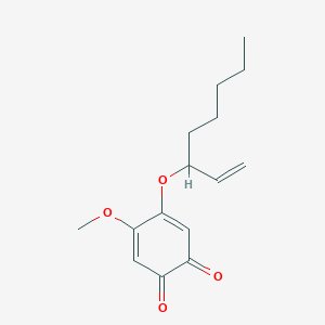 4-Methoxy-5-[(oct-1-en-3-yl)oxy]cyclohexa-3,5-diene-1,2-dione