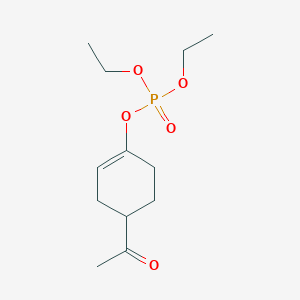 4-Acetylcyclohex-1-en-1-yl diethyl phosphate