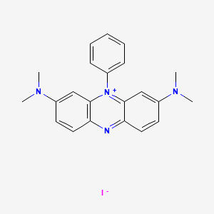 3,7-Bis(dimethylamino)-5-phenylphenazin-5-ium iodide