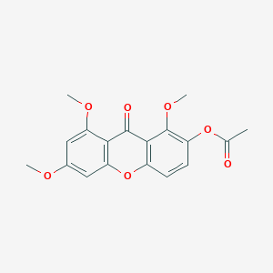 1,6,8-Trimethoxy-9-oxo-9H-xanthen-2-YL acetate