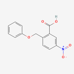 5-Nitro-2-(phenoxymethyl)benzoic acid