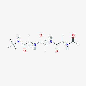 2-acetamido-N-[1-[[1-(tert-butylamino)-1-oxopropan-2-yl]amino]-1-oxopropan-2-yl]propanamide