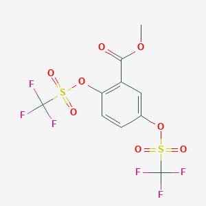 Methyl 2,5-bis[(trifluoromethanesulfonyl)oxy]benzoate