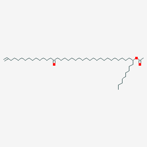 32-Oxohexatetracont-45-EN-10-YL acetate