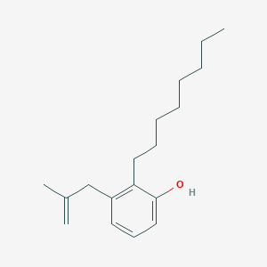 3-(2-Methylprop-2-EN-1-YL)-2-octylphenol