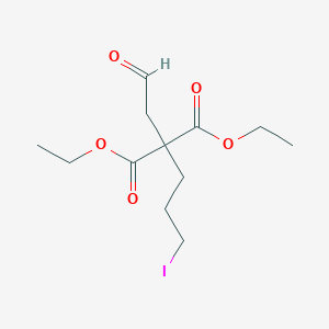 Propanedioic acid, (3-iodopropyl)(2-oxoethyl)-, diethyl ester