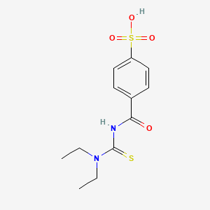 4-[(Diethylcarbamothioyl)carbamoyl]benzene-1-sulfonic acid