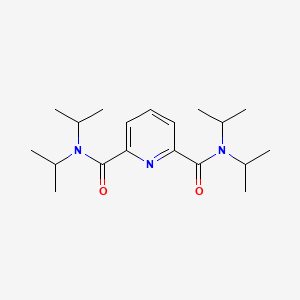 molecular formula C19H31N3O2 B14288435 2,6-Pyridinedicarboxamide, N,N,N',N'-tetrakis(1-methylethyl)- CAS No. 125850-32-0