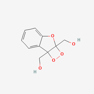 2a,7b-Dihydro-2a,7b-bis(hydroxymethyl)-1,2-dioxeto(3,4-b)benzofuran