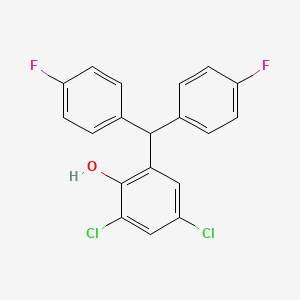 2-[Bis(4-fluorophenyl)methyl]-4,6-dichlorophenol