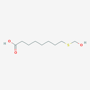 8-[(Hydroxymethyl)sulfanyl]octanoic acid