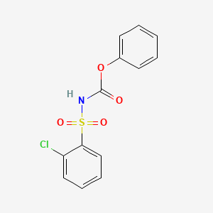 Phenyl (2-chlorobenzene-1-sulfonyl)carbamate