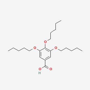 Benzoic acid, 3,4,5-tris(pentyloxy)-