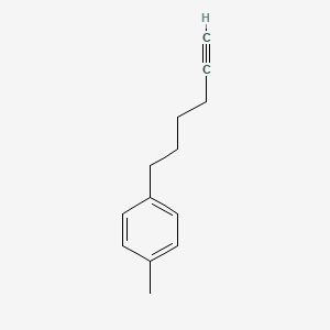 1-(Hex-5-YN-1-YL)-4-methylbenzene