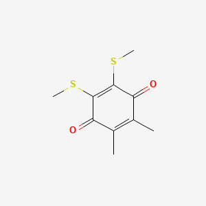 2,3-Dimethyl-5,6-bis(methylsulfanyl)cyclohexa-2,5-diene-1,4-dione