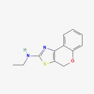 molecular formula C12H12N2OS B1428853 N-乙基-4H-色烯并[4,3-d][1,3]噻唑-2-胺 CAS No. 1341939-80-7