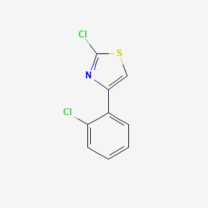 B1428854 2-Chloro-4-(2-chlorophenyl)thiazole CAS No. 42444-92-8