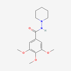 3,4,5-Trimethoxy-N-(piperidin-1-yl)benzamide