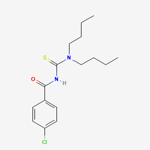 4-Chloro-N-(dibutylcarbamothioyl)benzamide